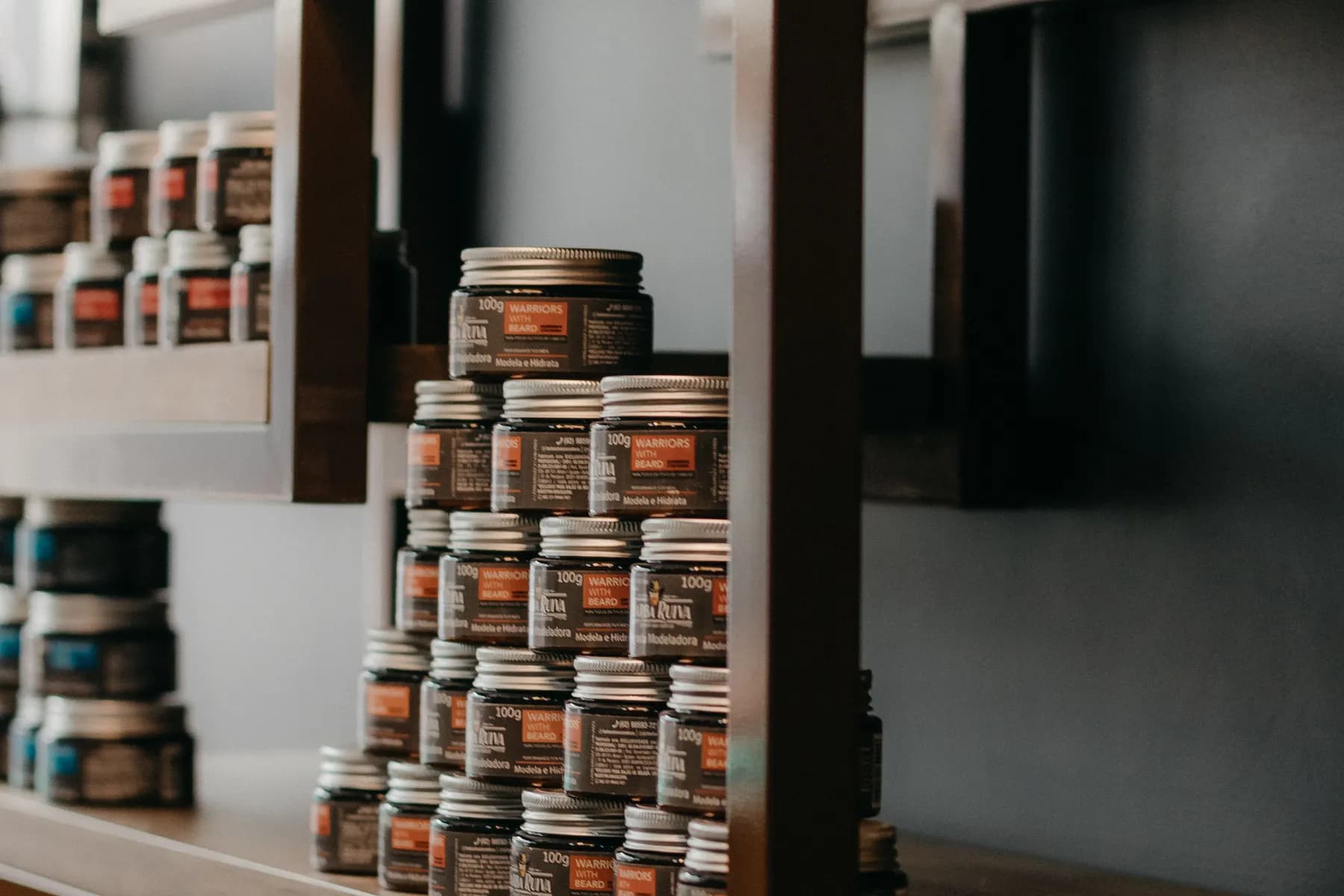 Produtos e cuidados artesanais de barbearia